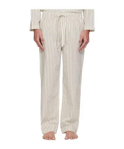 Tekla Drawstring Pajama Pants In White
