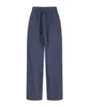 Tekla Drawstring Pajamas In Blue