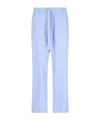 Tekla Drawstring Pajamas In Blue