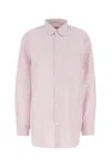 Tekla Embroidered Poplin Oversize Pyjama Shirt