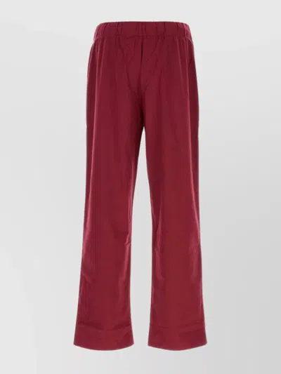 Tekla Flannel Joggers With Wide Leg Design In Multi