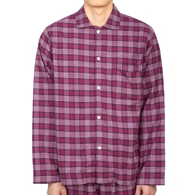 Tekla Flannel Plaid Long Sleeve Pajamas In Multi