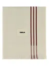 Tekla Fringed-edges Beach Towel (100cm X 180cm) In Neutral