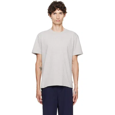 Tekla Gray T-shirt In White