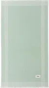 Tekla Green Striped Beach Towel In Green
