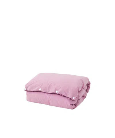 Tekla High-quality Percale Duvet Cover In Brown