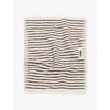 Tekla Kodiak Stripes Striped Organic-cotton Bath Towel  70cm X 140cm