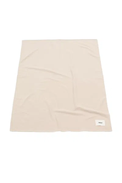Tekla Lambswool Blanket In Snow