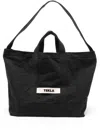 Tekla Logo-embroidered Beach Bag In Black