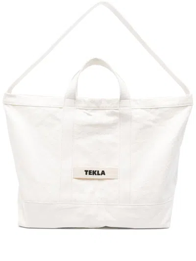 TEKLA LOGO-EMBROIDERED BEACH BAG