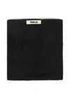 Tekla Logo-patch Bath Towel (140cm X 70cm) In Black