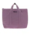Tekla Versatile Shoulder Bag Top Handles In Purple