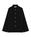 Tekla Black Pyjama Shirt In Black