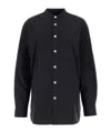 Tekla Navy Birkenstock Edition Pyjama Shirt In Black