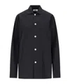 Tekla Black Pyjama Shirt In Black