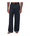 Tekla Striped Trousers With Back Pocket And Elastic Waistband In Black