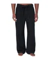 Tekla Black Drawstring Pyjama Pants In Black