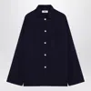 Tekla Shirt Pyjama With Pocket And Long Sleeves In Blue