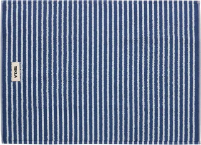 Tekla Navy & Blue Terry Bath Mat