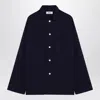 Tekla Shirt Pyjama With Pocket And Long Sleeves In Blue
