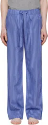 Tekla Striped Poplin Pajama Pants