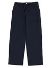 Tekla Satin Pajama Trousers Side Stripes In Black