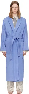 Tekla Blue Classic Bathrobe
