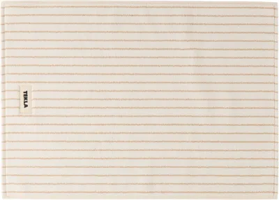 Tekla Off-white Terry Bath Mat