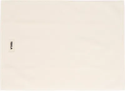 Tekla Off-white Terry Bath Mat In Neutral