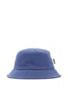 Tekla Organic Cotton Bucket Hat In Blue