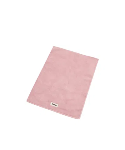 Tekla Organic Cotton Terry Bath Mat In Pink