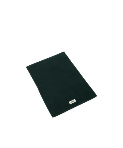 Tekla Organic Towel Bath Mat In Black