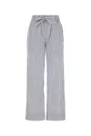 Tekla Cotton Embroidered Pyjama Pants