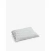 Tekla Percale Double Organic-cotton Pillow Sham 50cm X 75cm Needle Stripes