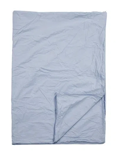 Pre-owned Tekla Percale Duvet Cover In Blue
