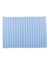 Tekla Percale Striped Pillow Sham In Blue