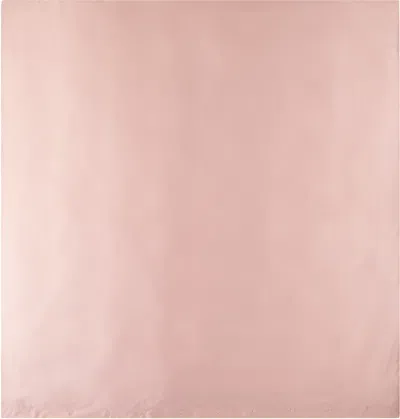 Tekla Pink Sateen Duvet Cover, Queen In Blushing Pink