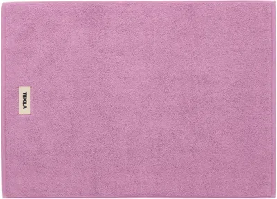 Tekla Pink Terry Bath Mat