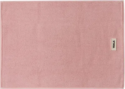 Tekla Pink Terry Bath Mat