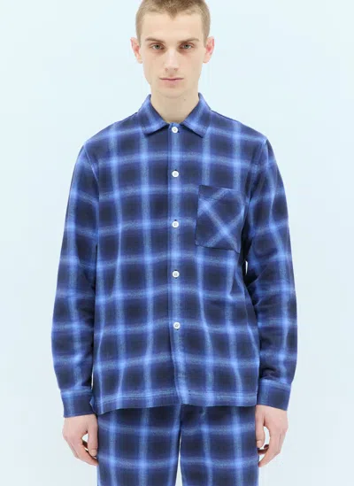TEKLA PLAID PYJAMA SHIRT