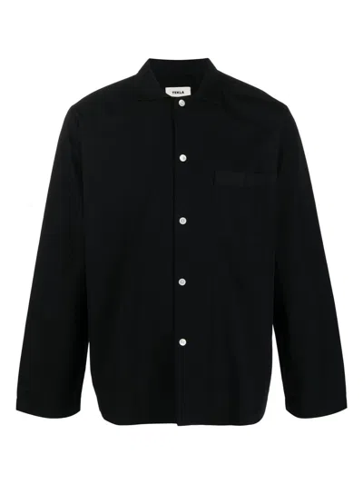 TEKLA POPLIN PAJAMA SHIRT