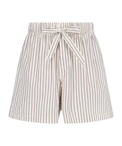 TEKLA POPLIN PYJAMA SHORTS