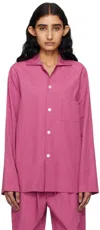 TEKLA PURPLE LONG SLEEVE PYJAMA SHIRT