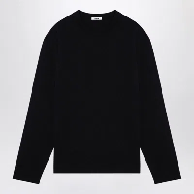 Tekla Black Pyjama Crew-neck Sweater