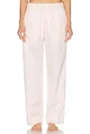 Tekla Pyjama Pant In White