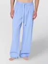 Tekla Pyjama Pants Back Pockets In Blue
