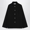 Tekla Shirt Pyjama With Pocket And Long Sleeves In Black