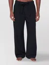 Tekla Pyjama Trousers With Back Pocket And Elastic Waistband In Blue