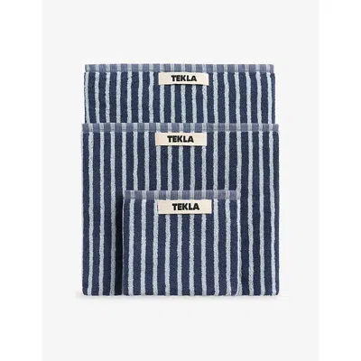 Tekla Bordered Cotton Hand Towel 50cm X 80cm