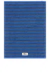 Tekla Sailor Stripe Bath Mats In Blue